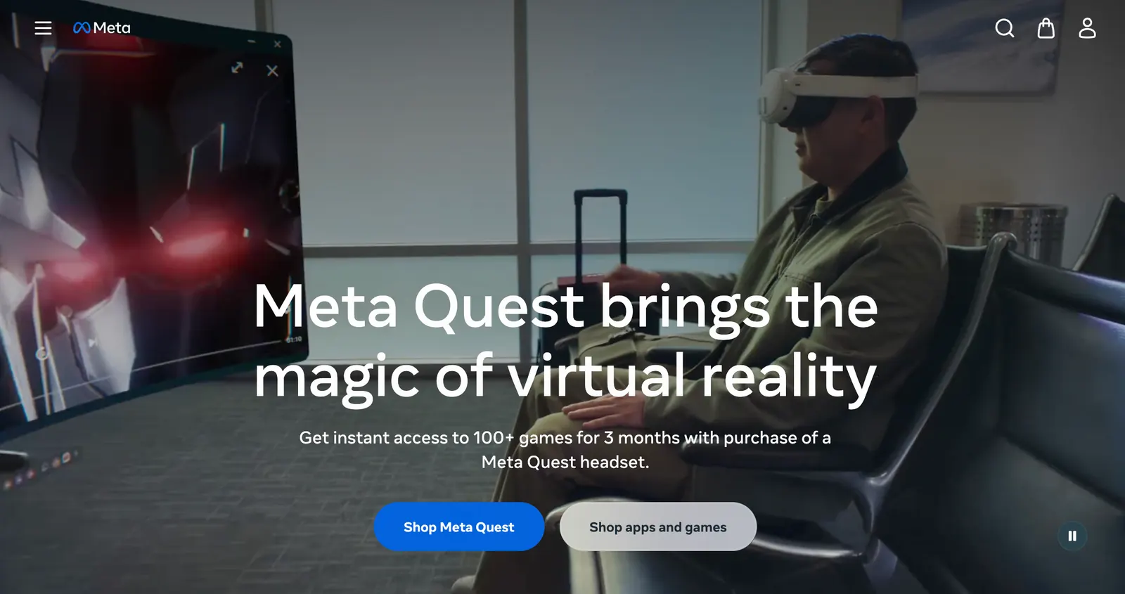 Meta website